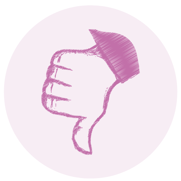 thumbs down illustration