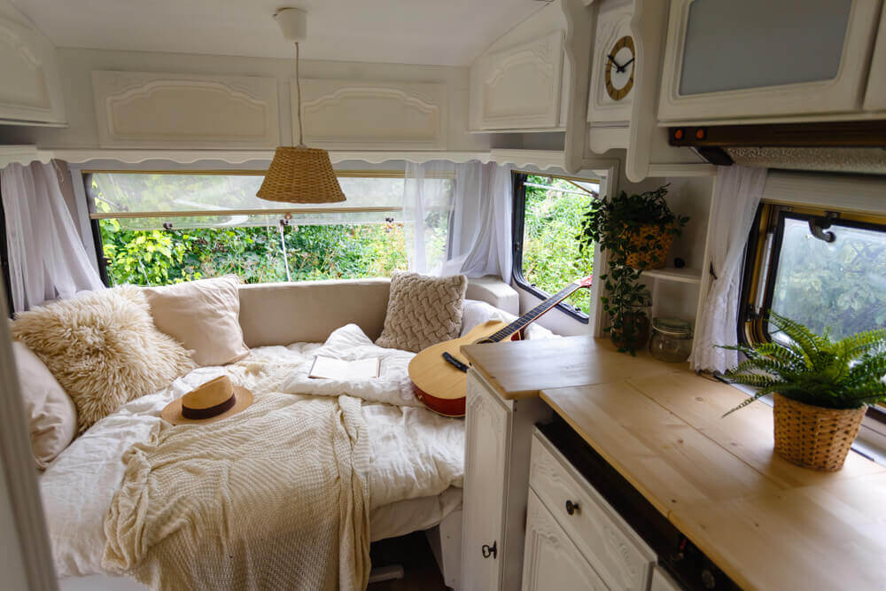 An RV interior.