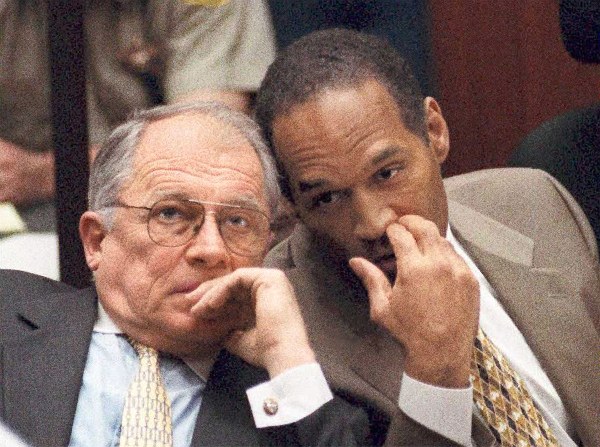 Francis Lee Bailey Jr and O.J. Simpson.