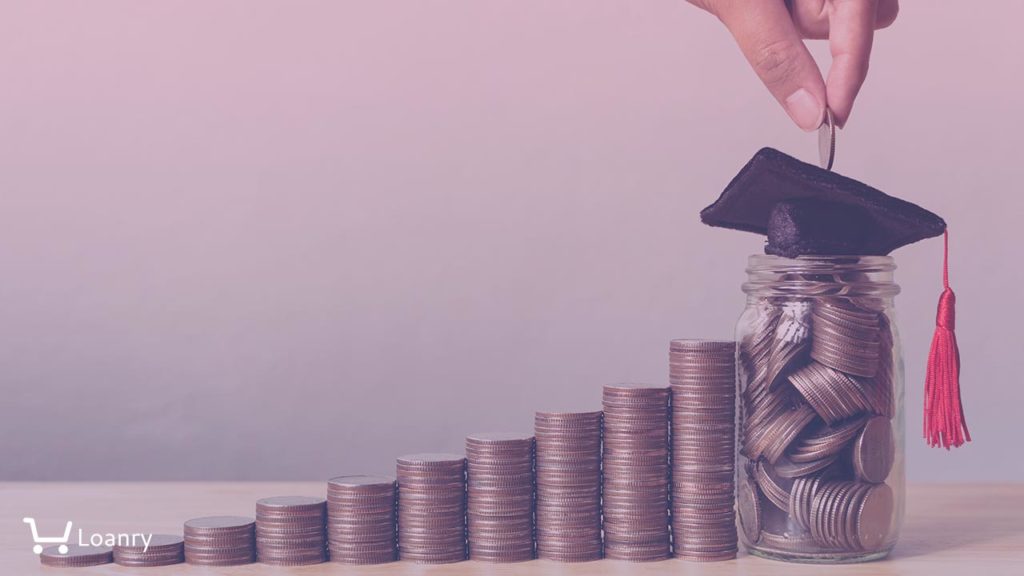 Hand of male or female putting coins in jar with money stack step growing growth saving money investment